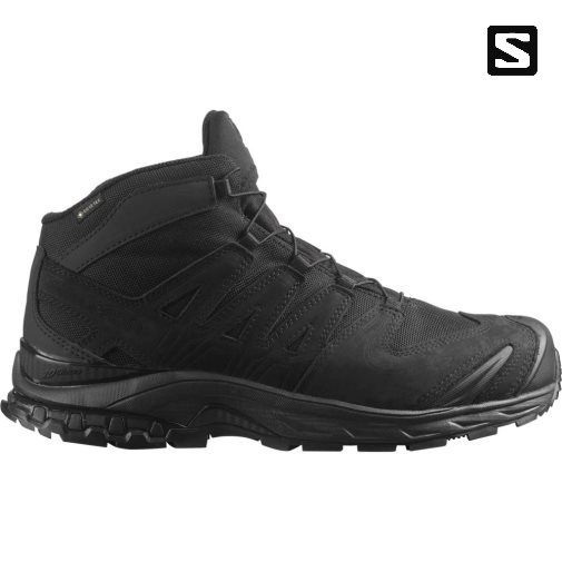 Botas Tácticas Salomon Xa Forces Mid Anchos GTX EN Hombre Negros | MX EMWO230